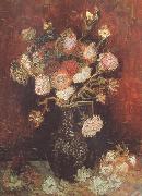 Vincent Van Gogh Vase wtih Asters and Phlox (nn04) oil painting on canvas